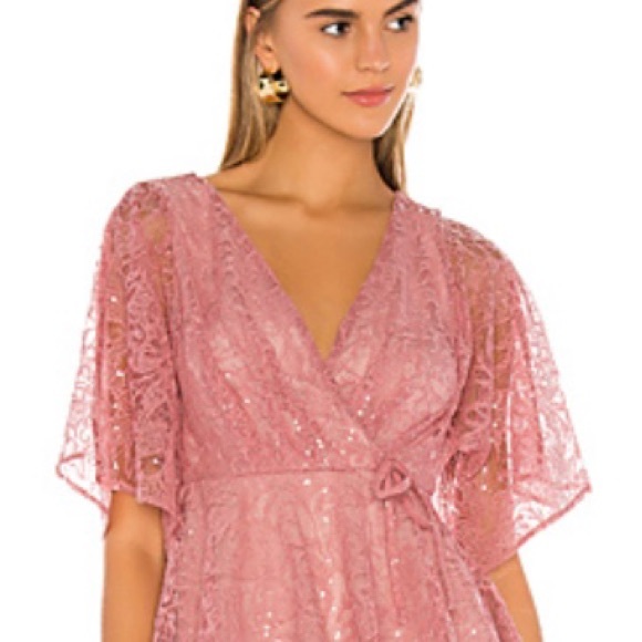 Tularosa Autumn Dress Dusty Rose M - Picture 3 of 10